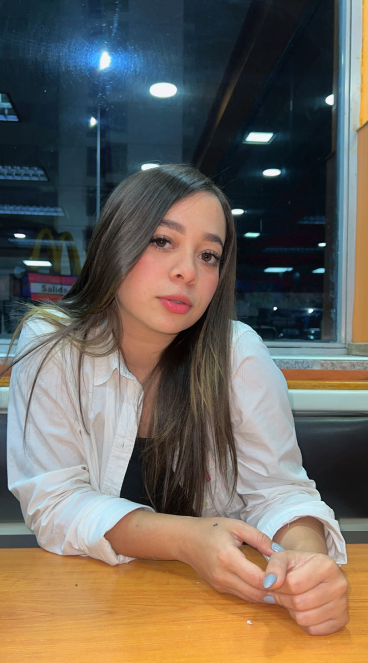 A girl from Venezuela on camera